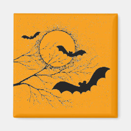 Les chauve-souris d'Halloween - マグネット