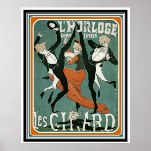 Les Cirard Vintage Art Deco Poster 16 x 20 ポスター