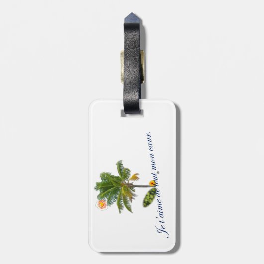 Les cocotiers ラゲッジタグ (裏面縦)