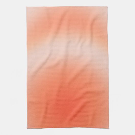 Les Couleurs 09 Orange Gradient Aura キッチンタオル (縦)
