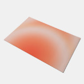 Les Couleurs 09 Orange Gradient Aura ドアマット (アングル)
