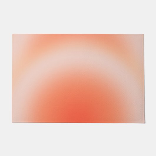 Les Couleurs 09 Orange Gradient Aura ドアマット (正面)