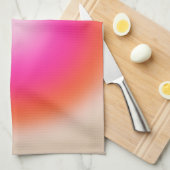 Les Couleurs 12 Orange And Pink Gradient キッチンタオル (四つ折り)