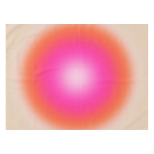 Les Couleurs 12 Orange And Pink Gradient テーブルクロス (正面(横))