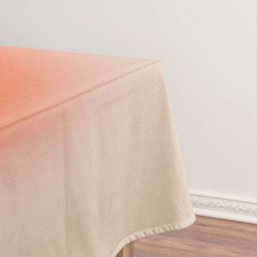 Les Couleurs 12 Orange And Pink Gradient テーブルクロス (インサイチュ)