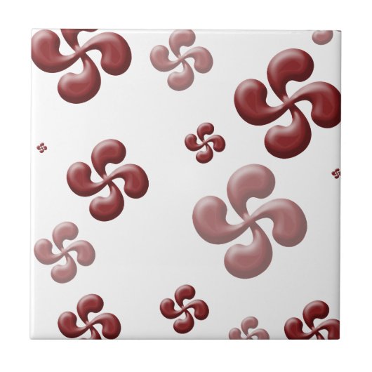 Les croix Basque 3d ! タイル (正面)