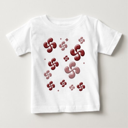 Les croix Basque 3d ! ベビーTシャツ (正面)