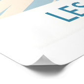 Les Deux Alpes Ski Print 1 ポスター (角)