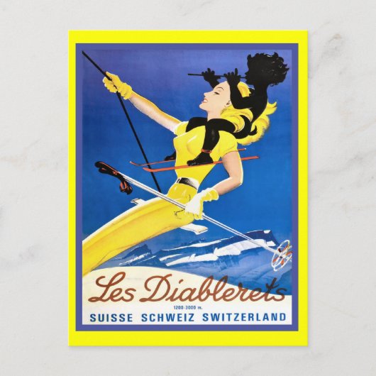 Les Diablerets（スイス） ポストカード (正面)