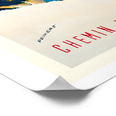 Les Diablerets Switzerland Vintage Ski Poster ポスター (角)