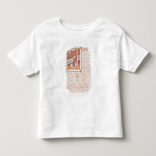「Les Dits Moraux des Philosophesからのページ トドラーTシャツ (正面)