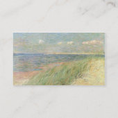 Les Dunes du Zwin、Knokke 1887年(キャンバスの油) 名刺 (裏面)