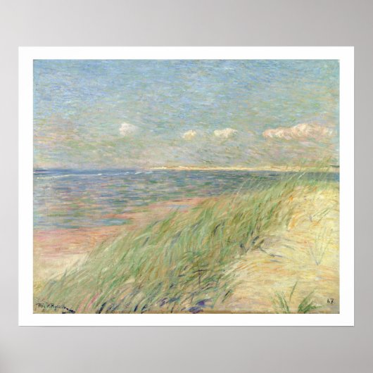 Les Dunes du Zwin, Knokke, 1887 (キャンバス油) ポスター (正面)