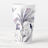 Les envolés 2 Tasse カフェラテマグ (正面)