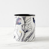 Les envolés 2 Tasse ツートーンマグカップ (中央)