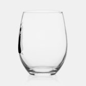Les Femmes 16 oz. Stemless Wine Glass ステムなしワイングラス (左)