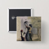 「Les Femmes deパリからのLamplighter、 缶バッジ (正面&裏面)
