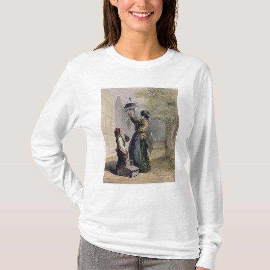 「Les Femmes deパリからのLamplighter、 Tシャツ (正面)