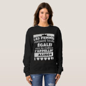 les femmes nait tous égales les mieux ALISON スウェットシャツ (正面フル)