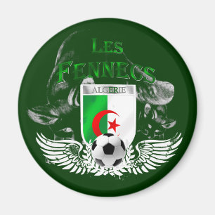 Les Fennecsアルジェリアの旗のAlgerieの磁石 マグネット