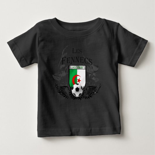 Les Fennecs 2014 Algeria football Baby grow gift ベビーTシャツ (正面)