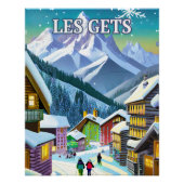 Les Gets : Authenticité Montagnarde ポスター (正面)