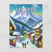 Les Gets : Authenticité Montagnarde ポストカード (正面)
