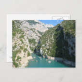 Les gorges du Verdon - ポストカード (正面/裏面)