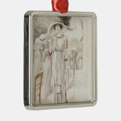 「Les Grandesモードdeパリからの町の服、 メタルオーナメント (右)