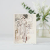 Les Grandes Modes de Parisのタウンドレス ポストカード (スタンド正面)