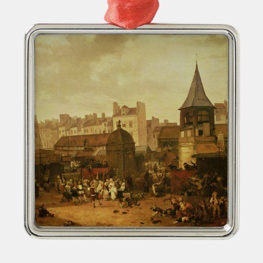 Les Hallesで喜ぶこと メタルオーナメント (正面)