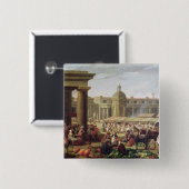 Les Halles、パリ 缶バッジ (正面&裏面)