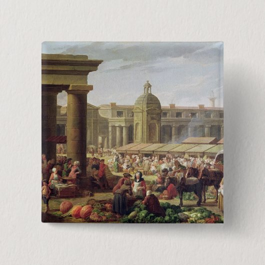 Les Halles、パリ 缶バッジ (正面)