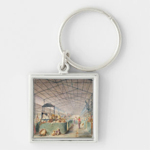 Les Halles 1835年のインテリア キーホルダー