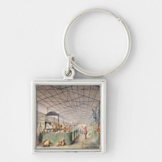 Les Halles 1835年のインテリア キーホルダー (正面)