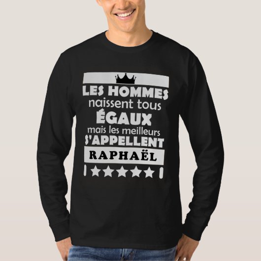 les hommes nait tous égaux mais les meilleur RAPHA Tシャツ (正面)