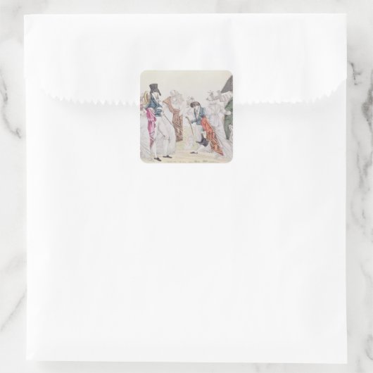 Les Invisibiles', c.1807 スクエアシール (バッグ)