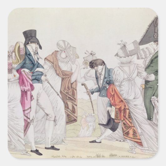 Les Invisibiles', c.1807 スクエアシール (正面)