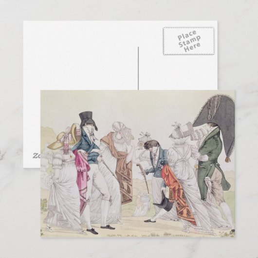Les Invisibiles', c.1807 ポストカード (正面/裏面)