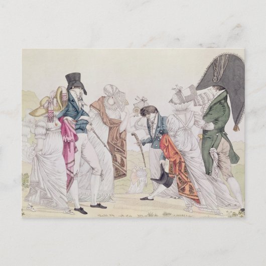 Les Invisibiles', c.1807 ポストカード (正面)