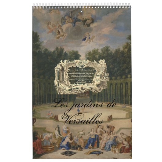 Les jardins de Versailles – Gardens of Versailles カレンダー (カバー)