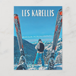 Les Karellis Station de ski  ポストカード