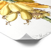 Les liliaceesのバナナ(1805)ピエール・ジョセフ ポスター (角)