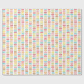 Les Macarons by Origami Prints ラッピングペーパー (フラット)