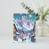 Les Menuires : Éclat d'hiver dans les Alpes ポストカード (スタンド正面)