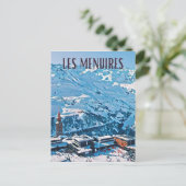 Les Menuires Station de ski ポストカード (スタンド正面)