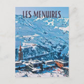 Les Menuires Station de ski  ポストカード (正面)