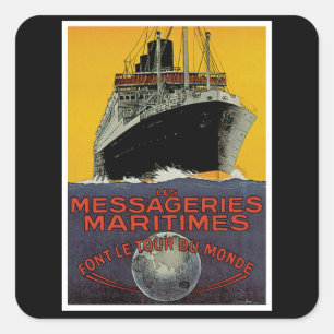 Les Messageries Maritimes スクエアシール