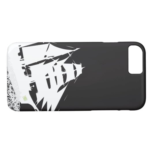 Les Misの船のシルエットの箱 Case-Mate iPhoneケース (裏面(横))