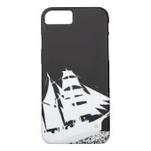 Les Misの船のシルエットの箱 Case-Mate iPhoneケース (裏面)